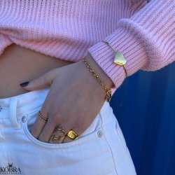 "Numa" 18 karat forgyldt ring 