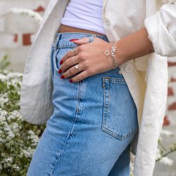 "Joy" hjerte ring i slv med smuk zirkonia sten