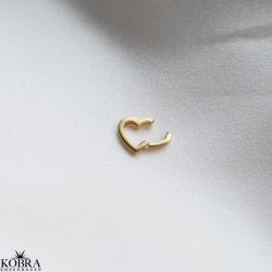 "Open My Heart" charm in gold which can be opened