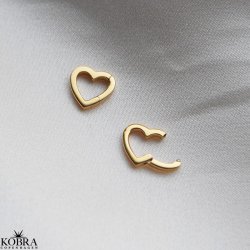 "Open My Heart" charm in gold which can be opened