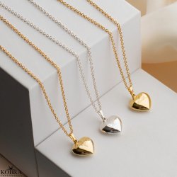 "Liva" silver necklace with personal engraving