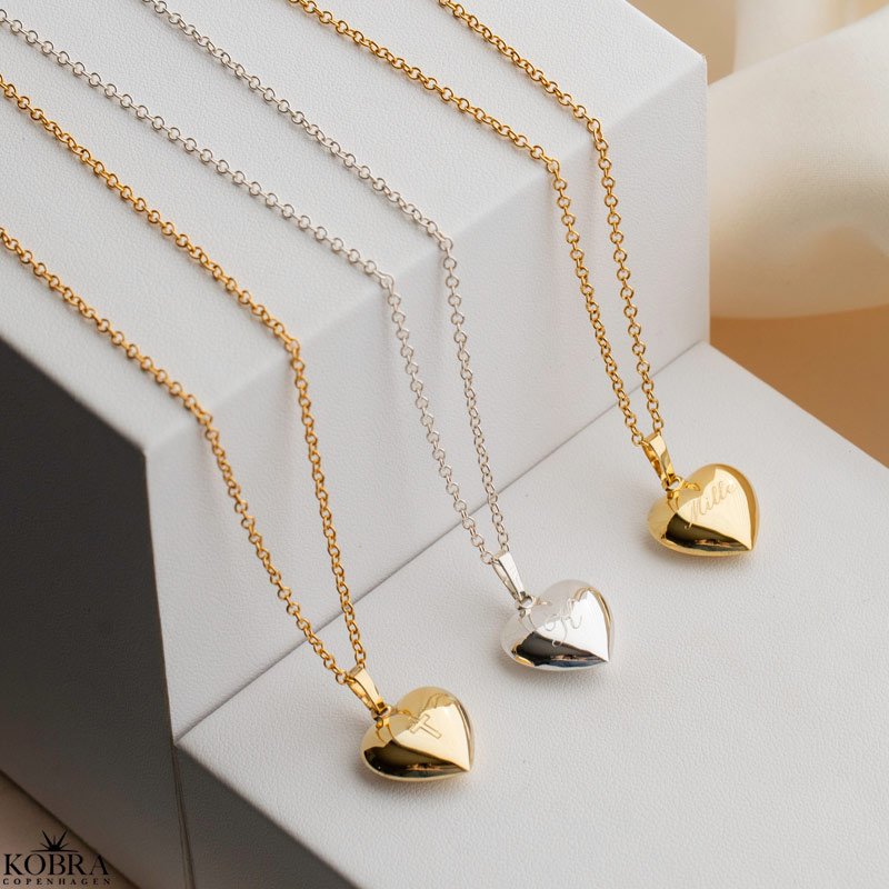 "Liva" silver necklace with personal engraving