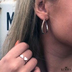 "Rosemary" reringe i sterling slv