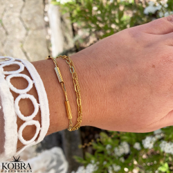 "Holly" 2i1 armbnd i guld