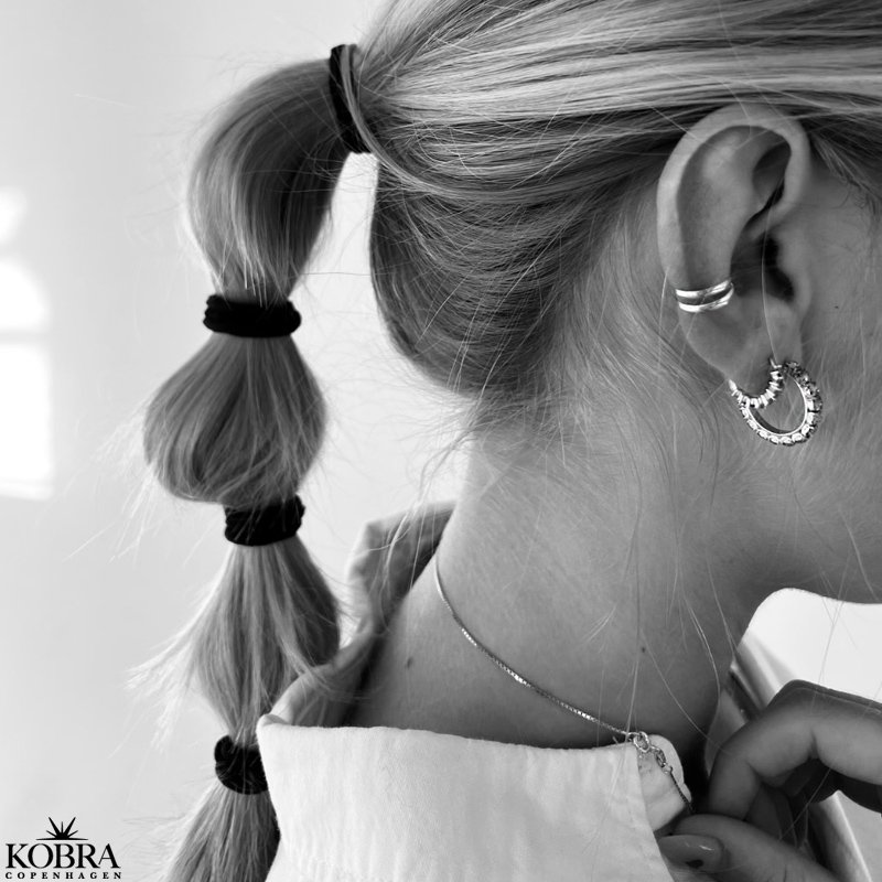 "Amber" earcuff / earring in silver