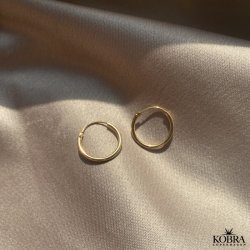 "Cirkeline" hoops (xs) i forgyldt