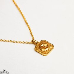 "Icon" 18 karat forgyldt stjernetegnshalskde