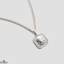 "Icon" 18 karat forgyldt stjernetegnshalskde med panzerkde