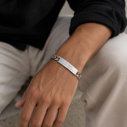 "Titan" ID Bracelet with Engraving