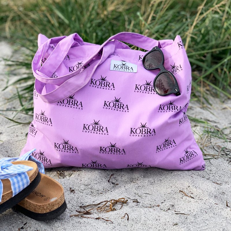 KOBRA copenhagen shopping bag Purple