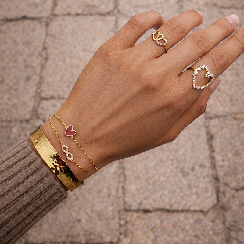 "Valentina" Heart Bracelet