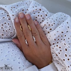 "Izzy" sm snoet hoops i slv