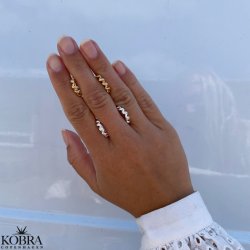 "Izzy" sm snoet hoops i slv