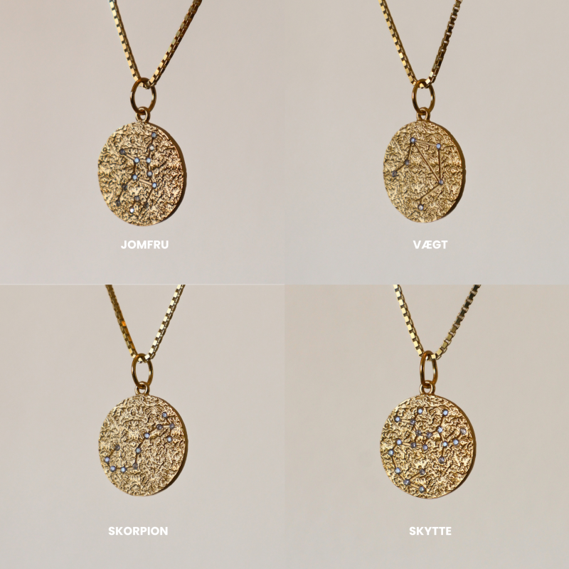 "Starstruck" 18k Gold Plated Zodiac Necklace