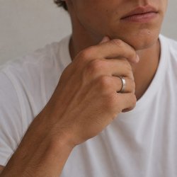 "Jules" enkel bred ring