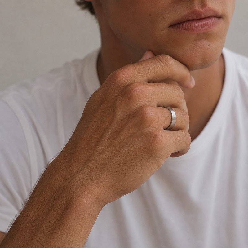"Jules" enkel bred ring
