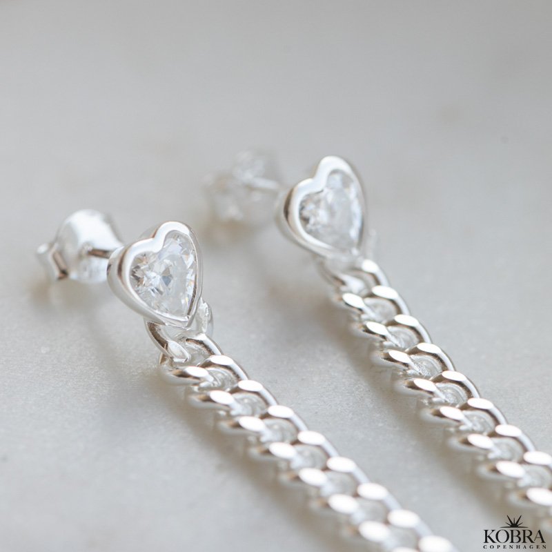 "Junie" hjerte reringe med panzerkde i slv