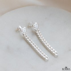 "Junie" hjerte reringe med panzerkde i slv