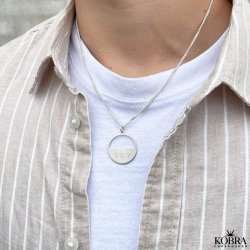 "Logan" Necklace for men in sterling silver incl. engraving