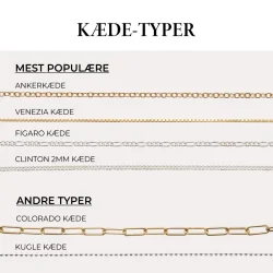 "Stargate" slv halskde med dit stjernetegn og birthstone vedhng