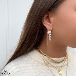 "Panzer" 18 carat gold plated chunky panzer necklace