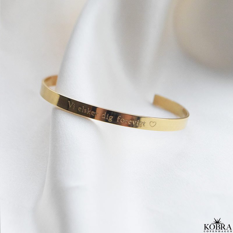 AMORY cuff  18k gold-plated unisex bracelet