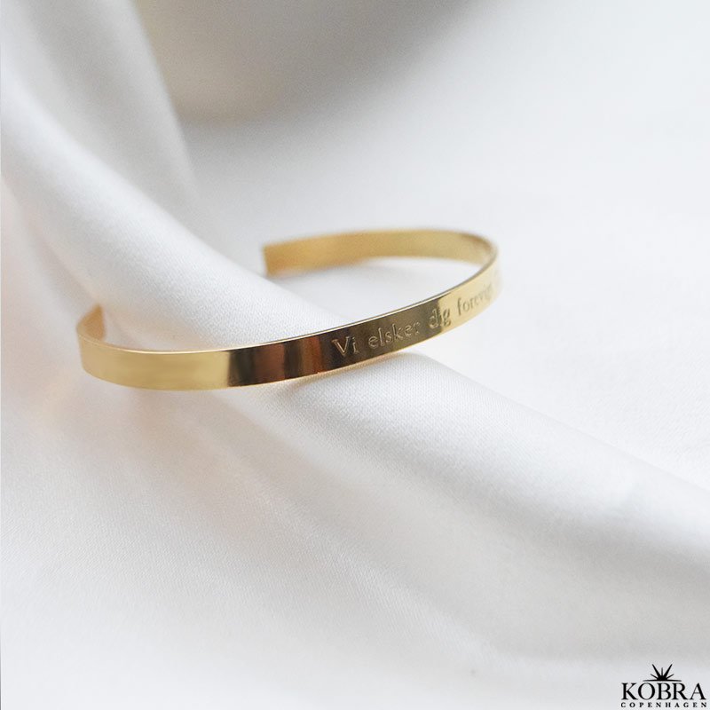 AMORY cuff  18k gold-plated unisex bracelet