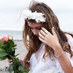 "Wave" smuk blget ring i slv