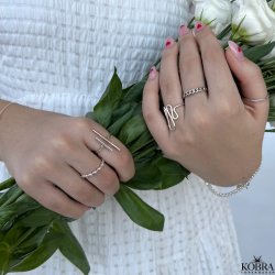 "Billie" kde ring i sterling slv