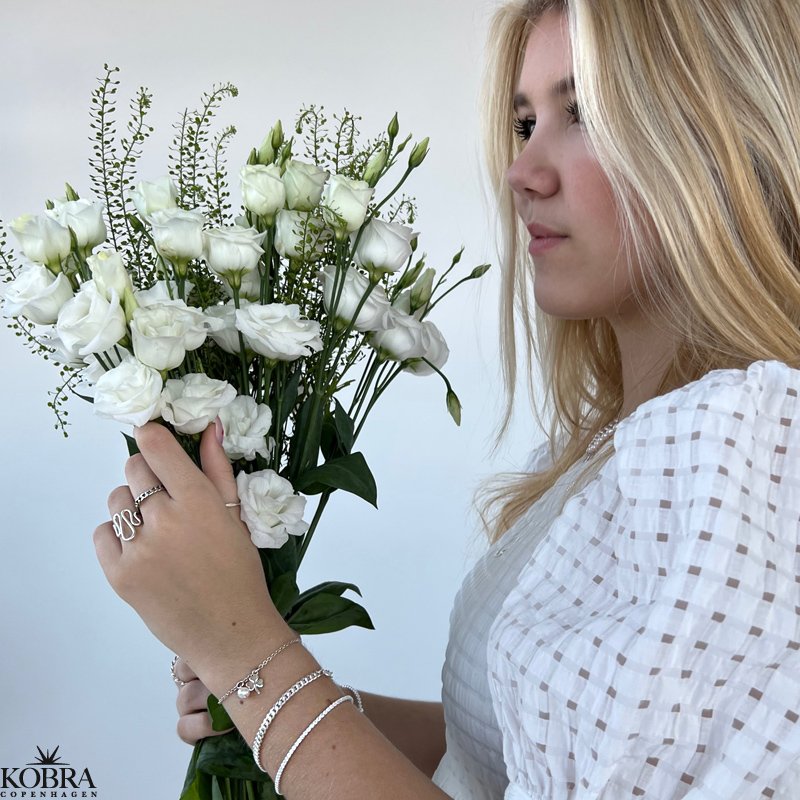 "Flow" snake ring in silver