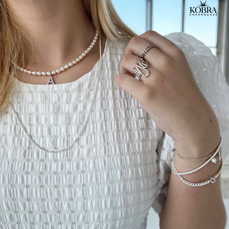 "Ivy" tennis armbnd i sterling slv 