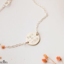 Konfirmationssmykke - slv armbnd med din indgravering