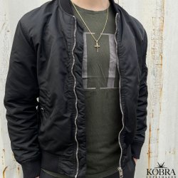 "Promise" gold plated cross necklace for men