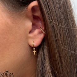 "Justice" sm kors reringe i forgyldt