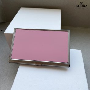  Pink Credit card holder with personal engraving