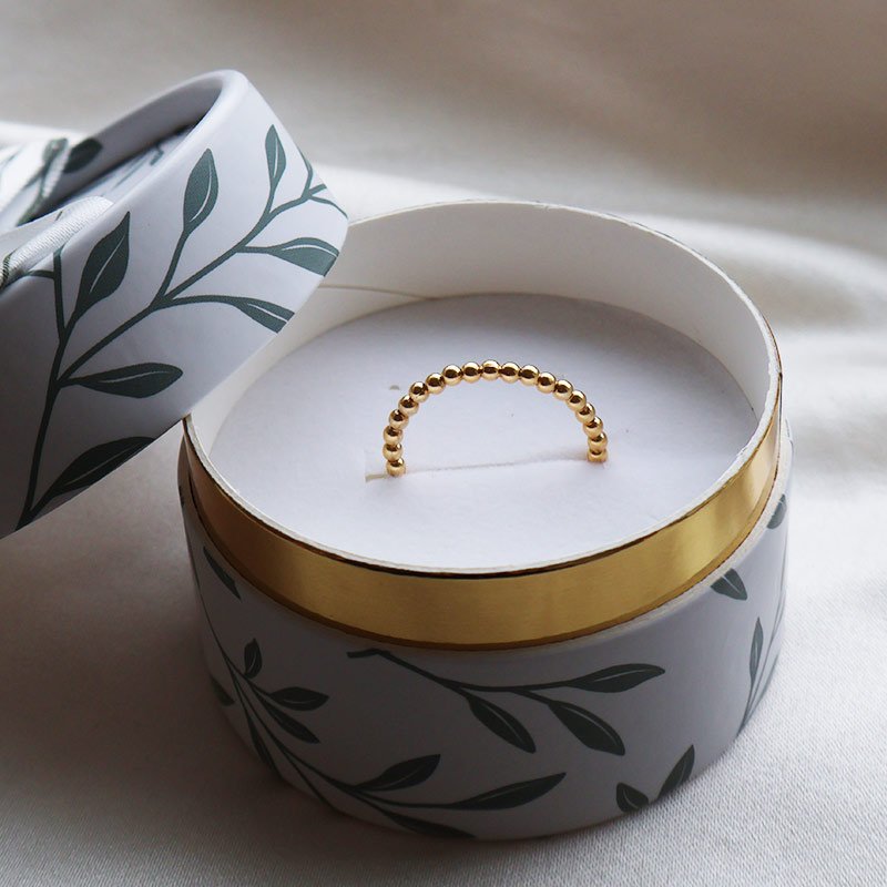 "Mellow" 18 karat forgyldt enkel ring