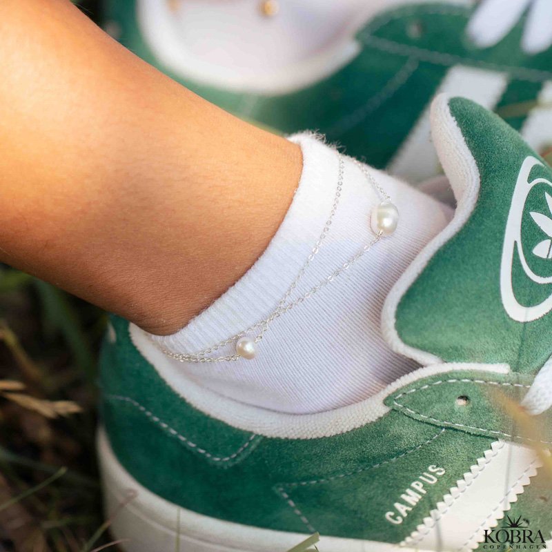 "LaBelle" perle ankelkde i slv