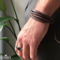 "Brandon" Stl ring med gravering