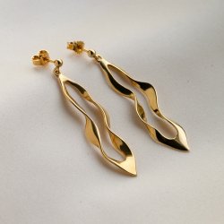 "Lava" smukke chunky guld reringe