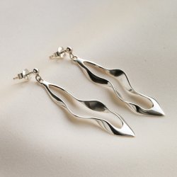 "Lava" chunky slv reringe