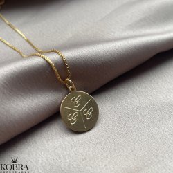 "Legacy" 18 karat forgyldt amulet med din gravering