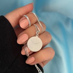 "Legacy" id tag med 3 felter i sterling slv 