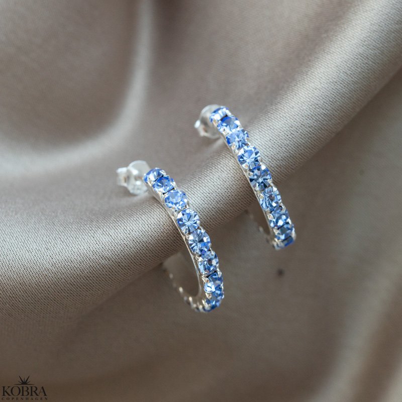 "Lemon" slv reringe med valgfri farvet zirkonia sten