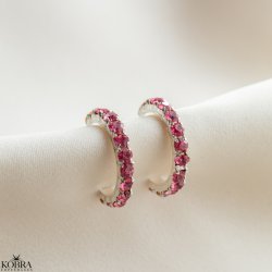 "Lemon" slv reringe med valgfri farvet zirkonia sten