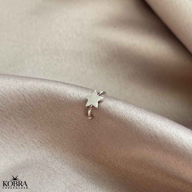 "Little star" stjerne earcuff i slv
