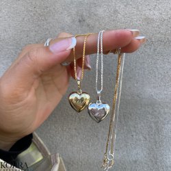 "Liva" silver necklace with personal engraving