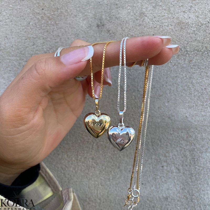 "Liva" silver necklace with personal engraving