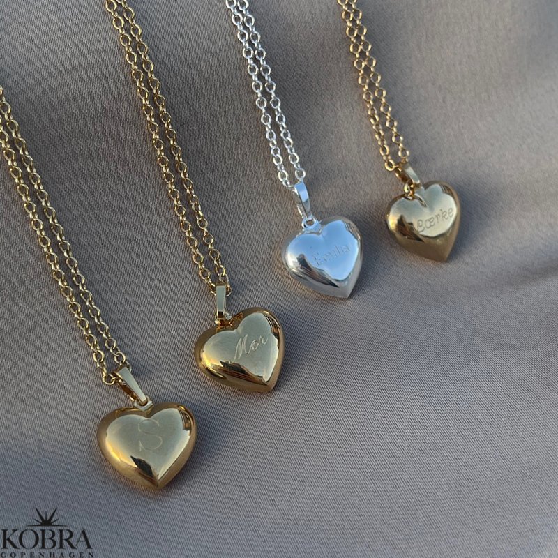 "Liva" silver necklace with personal engraving