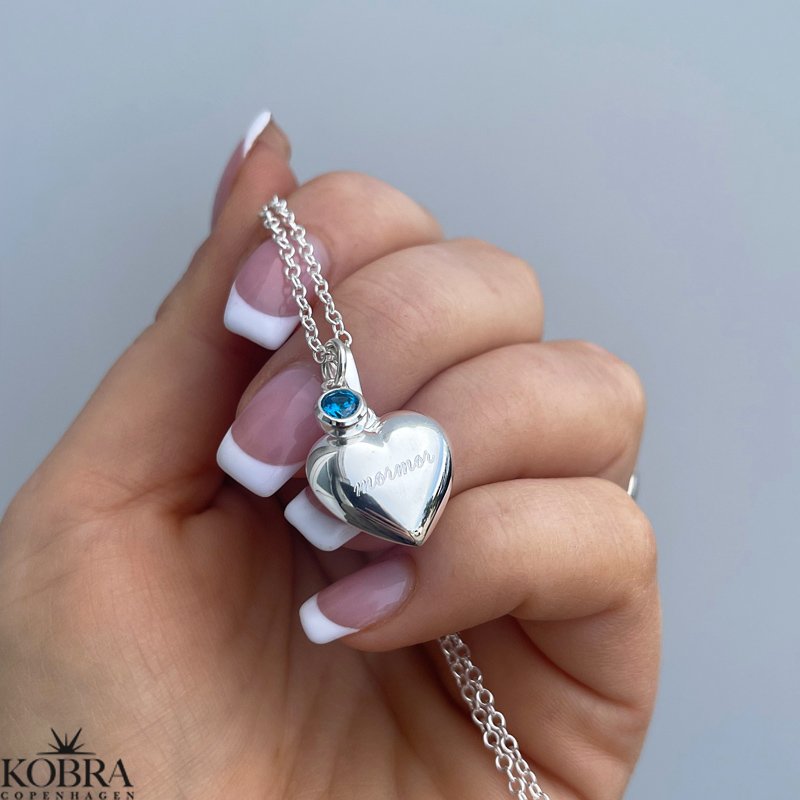 "Liva" silver necklace with personal engraving