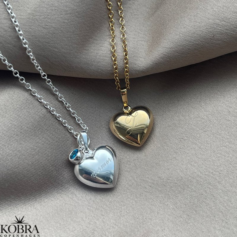 "Liva" silver necklace with personal engraving